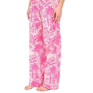 Lilly Pulitzer Pink Pajama Pants